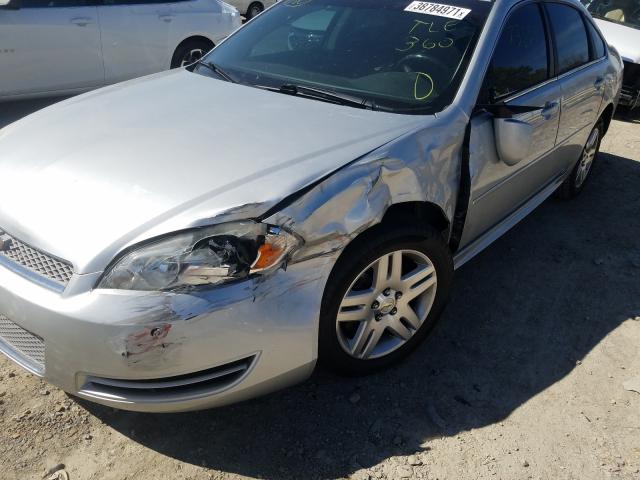 2G1WB5E31E1133603 - 2014 CHEVROLET IMPALA LIM LT SILVER photo 9