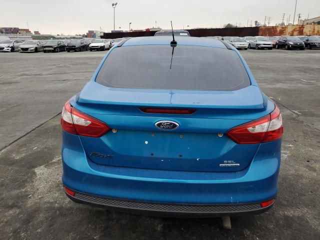 1FAHP3H21CL449508 - 2012 FORD FOCUS SEL BLUE photo 6