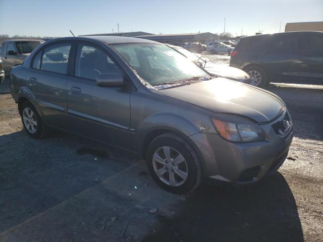 KNADH4A31B6731186 - 2011 KIA RIO BASE GRAY photo 4