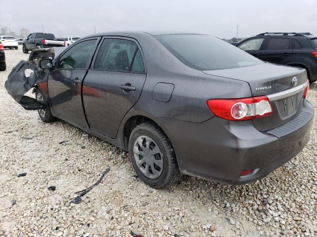 5YFBU4EE2DP113615 - 2013 TOYOTA CAROLLA GRAY photo 2