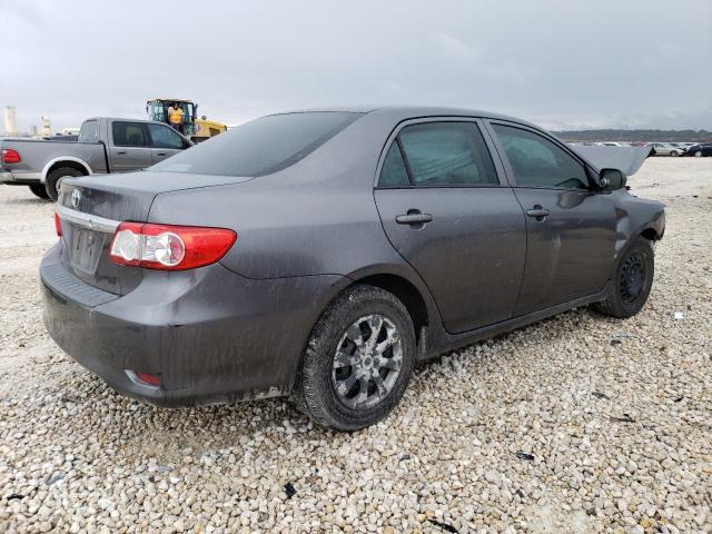 5YFBU4EE2DP113615 - 2013 TOYOTA CAROLLA GRAY photo 3