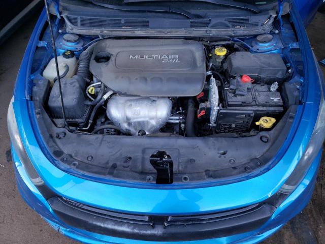 1C3CDFBB8GD653282 - 2016 DODGE DART SXT BLUE photo 11