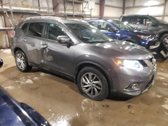 5N1AT2MV7EC840047 - 2014 NISSAN ROGUE S GRAY photo 4