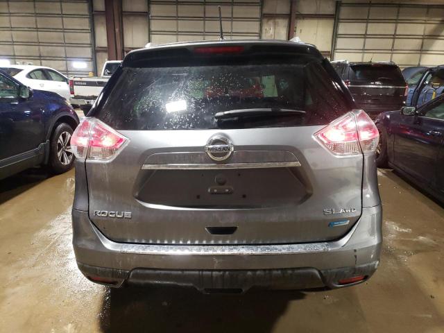 5N1AT2MV7EC840047 - 2014 NISSAN ROGUE S GRAY photo 6