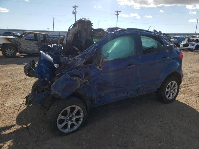 MAJ6S3GLXKC277946 - 2019 FORD ECOSPORT SE BLUE photo 1