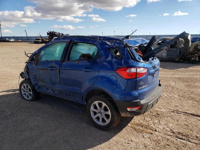 MAJ6S3GLXKC277946 - 2019 FORD ECOSPORT SE BLUE photo 2