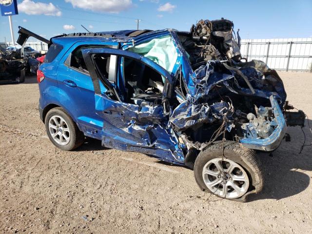 MAJ6S3GLXKC277946 - 2019 FORD ECOSPORT SE BLUE photo 4