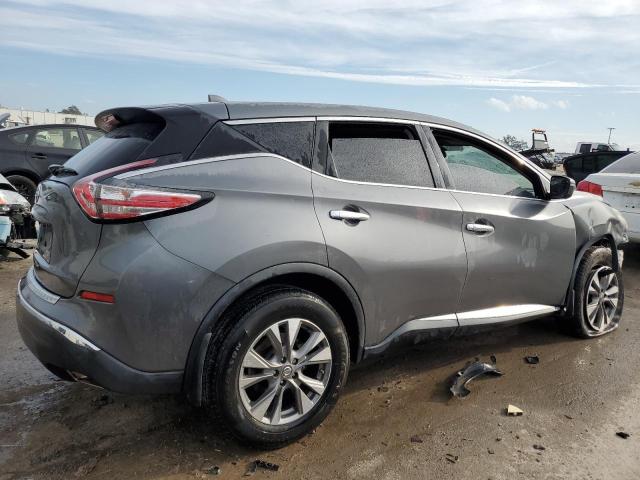 5N1AZ2MG6JN145668 - 2018 NISSAN MURANO S GRAY photo 3