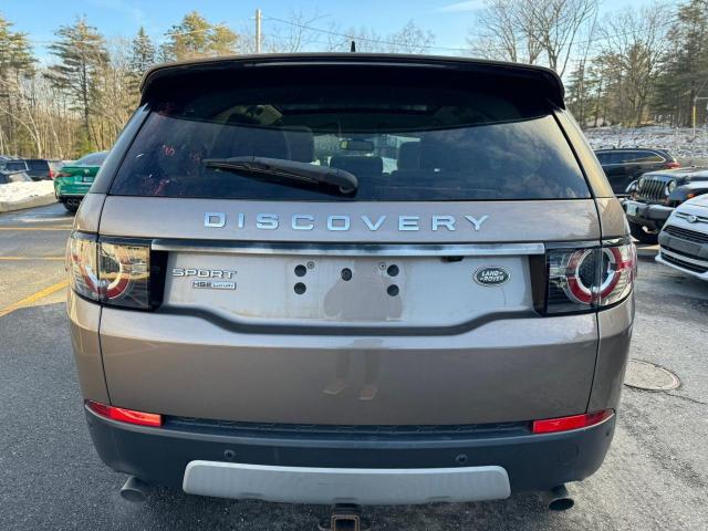 SALCT2BG2GH545907 - 2016 LAND ROVER DISCOVERY HSE LUXURY BROWN photo 6