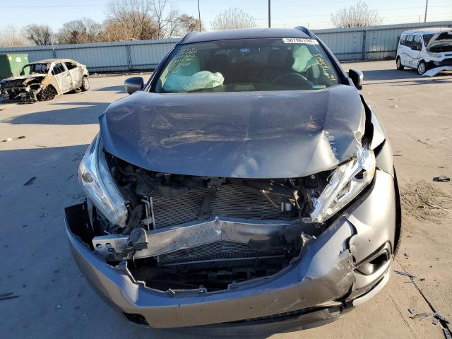 5N1AZ2MG0HN185223 - 2017 NISSAN MURANO S GRAY photo 5