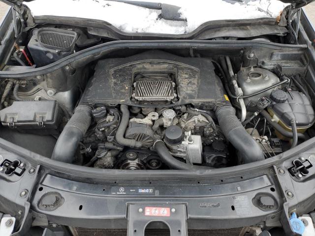 4JGBB8GB1BA706878 - 2011 MERCEDES-BENZ ML 350 4MATIC GRAY photo 12