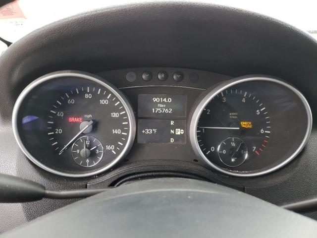 4JGBB8GB1BA706878 - 2011 MERCEDES-BENZ ML 350 4MATIC GRAY photo 9