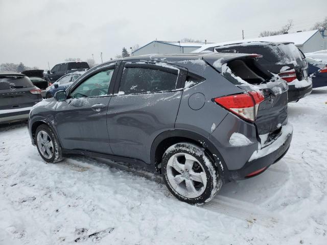 3CZRU6H36KG724166 - 2019 HONDA HR-V LX GRAY photo 2