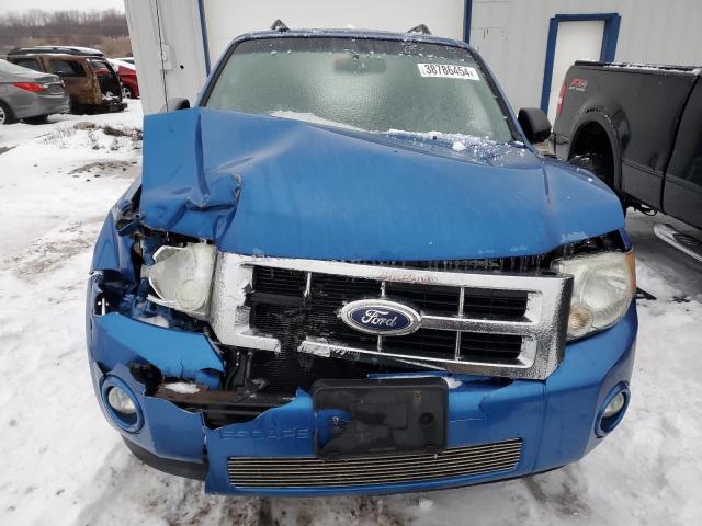 1FMCU0D76BKB44261 - 2011 FORD ESCAPE XLT BLUE photo 5