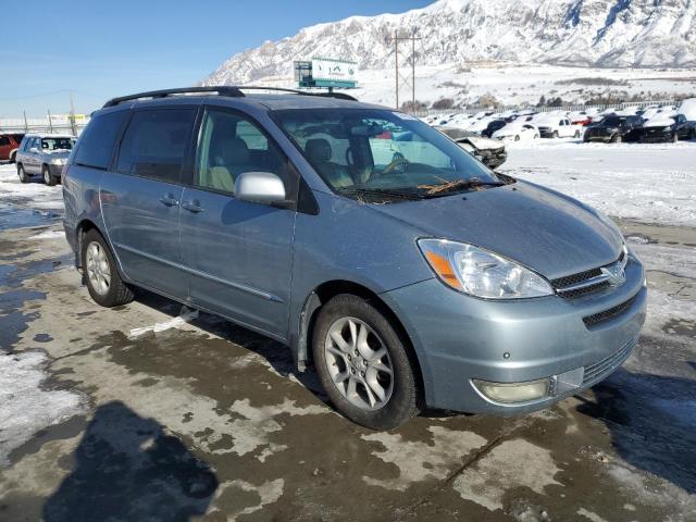 5TDZA22C24S096692 - 2004 TOYOTA SIENNA XLE BLUE photo 4