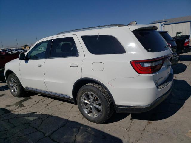 1C4RDJDG4FC795604 - 2015 DODGE DURANGO LIMITED WHITE photo 2