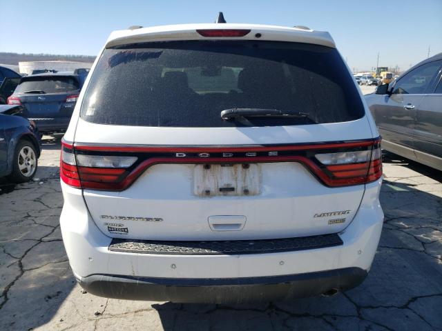 1C4RDJDG4FC795604 - 2015 DODGE DURANGO LIMITED WHITE photo 6