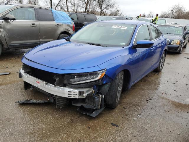 19XZE4F12KE010863 - 2019 HONDA INSIGHT LX BLUE photo 1