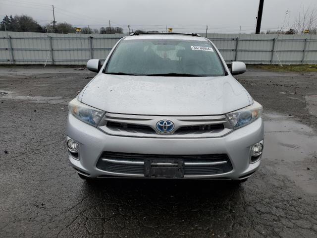 JTEBC3EH9C2006867 - 2012 TOYOTA HIGHLANDER HYBRID SILVER photo 5