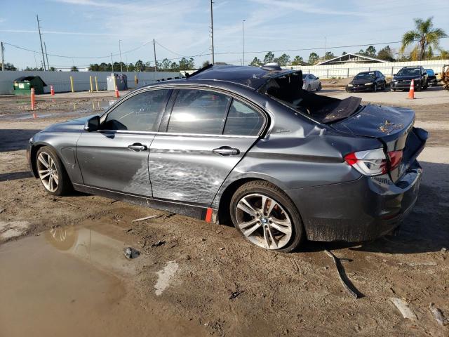 WBA8E1C56HK895380 - 2017 BMW 330E GRAY photo 2