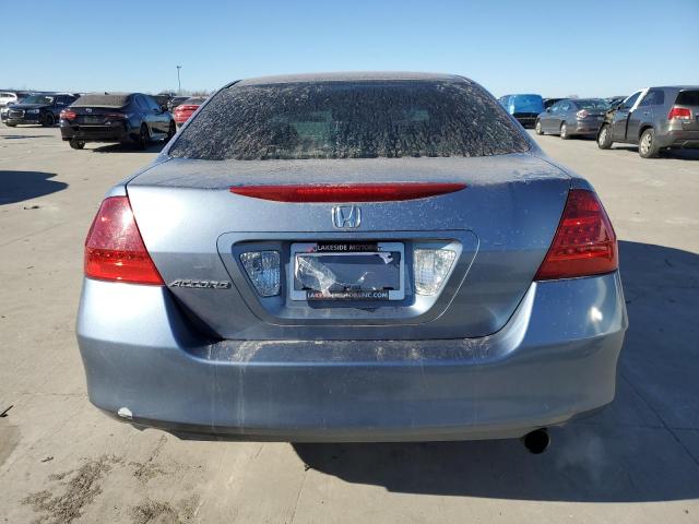 1HGCM56377A077096 - 2007 HONDA ACCORD SE BLUE photo 6