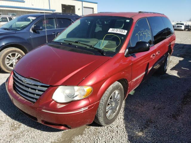 2A8GP64L96R667139 - 2006 CHRYSLER TOWN & COU LIMITED RED photo 1