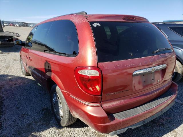 2A8GP64L96R667139 - 2006 CHRYSLER TOWN & COU LIMITED RED photo 2