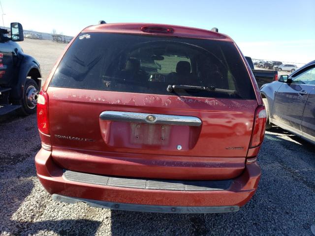 2A8GP64L96R667139 - 2006 CHRYSLER TOWN & COU LIMITED RED photo 6
