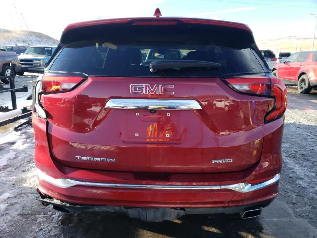 3GKALXEX1KL106834 - 2019 GMC TERRAIN DENALI RED photo 6