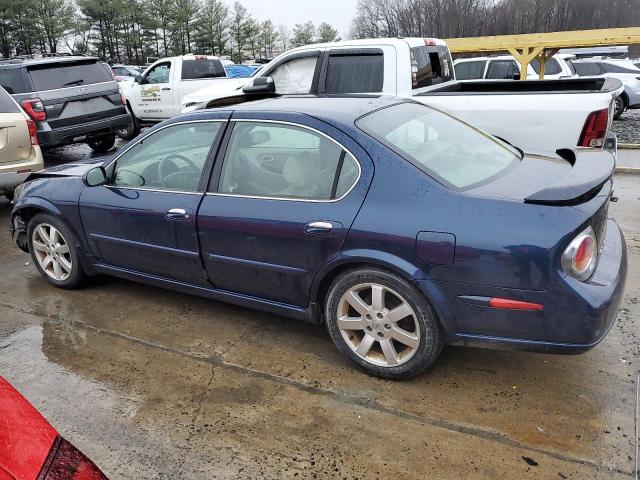 JN1DA31A73T437619 - 2003 NISSAN MAXIMA GLE BLUE photo 2