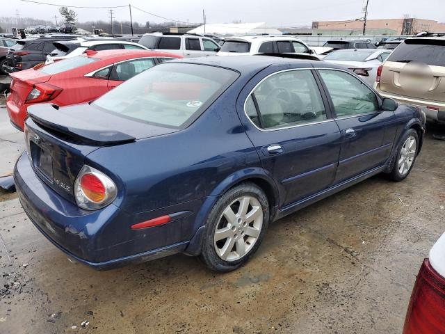 JN1DA31A73T437619 - 2003 NISSAN MAXIMA GLE BLUE photo 3