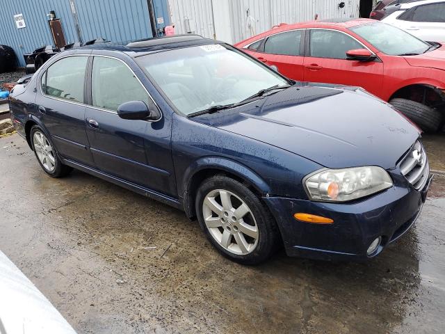 JN1DA31A73T437619 - 2003 NISSAN MAXIMA GLE BLUE photo 4