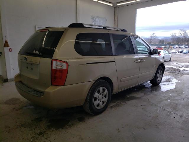 KNDMB233786218880 - 2008 KIA SEDONA EX GOLD photo 3