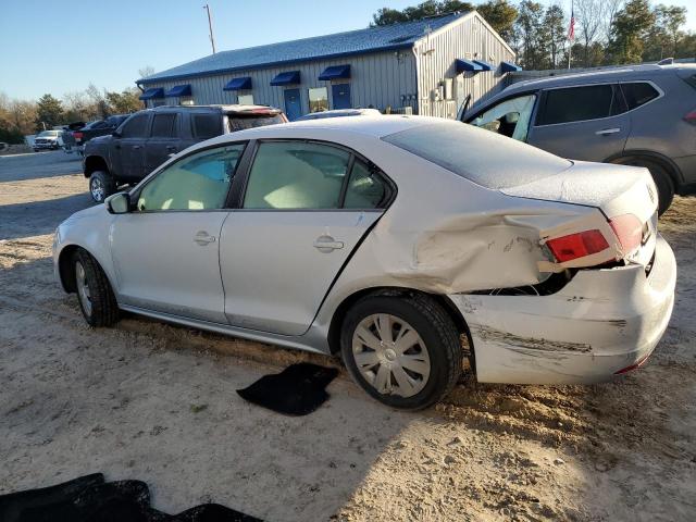 3VWDP7AJ9CM381360 - 2012 VOLKSWAGEN JETTA SE SILVER photo 2