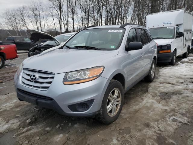 5NMSG3AB0AH390721 - 2010 HYUNDAI SANTA FE GLS SILVER photo 1