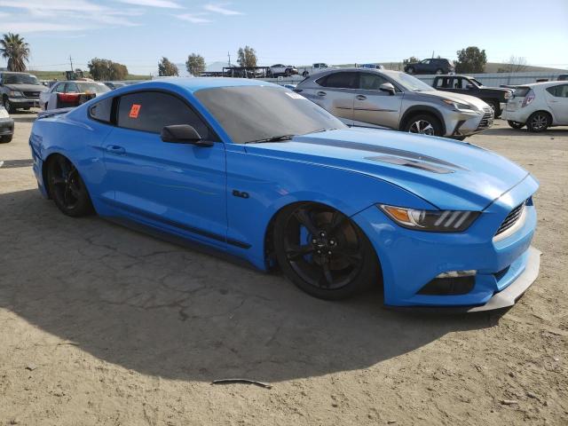 1FA6P8CFXH5302954 - 2017 FORD MUSTANG GT BLUE photo 4
