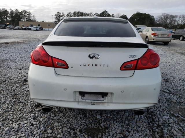 JN1CV6AP2CM932763 - 2012 INFINITI G37 BASE WHITE photo 6