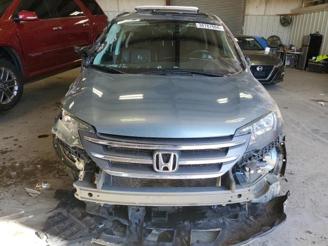 5J6RM4H7XCL057954 - 2012 HONDA CR-V EXL GRAY photo 5