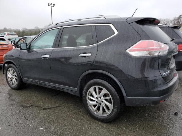 5N1AT2MV0EC787546 - 2014 NISSAN ROGUE S BLACK photo 2