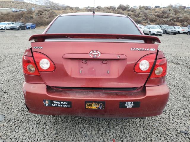 1NXBR30E36Z739100 - 2006 TOYOTA COROLLA CE RED photo 6