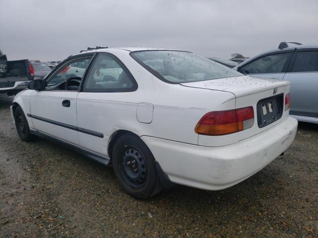 1HGEJ6229WL040705 - 1998 HONDA CIVIC DX WHITE photo 2