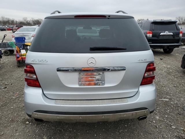 4JGBB86E77A289592 - 2007 MERCEDES-BENZ ML 350 SILVER photo 6