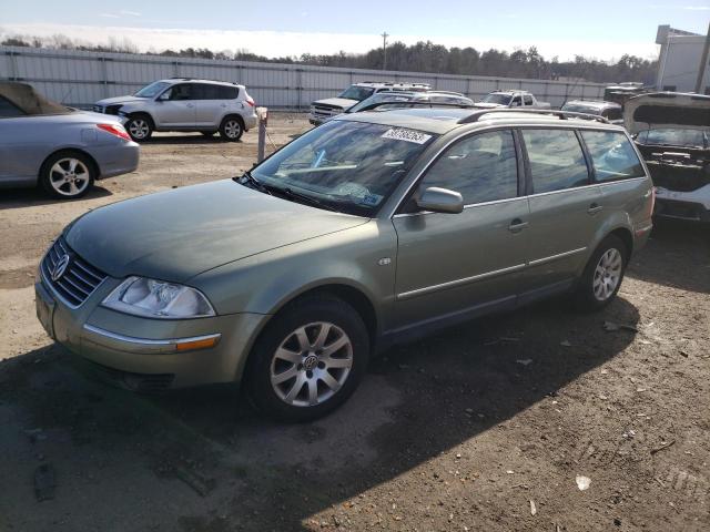 WVWVD63B73E214744 - 2003 VOLKSWAGEN PASSAT GLS GREEN photo 1