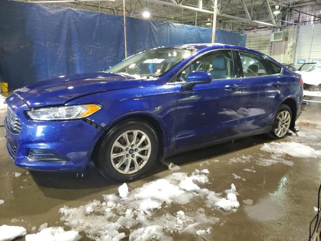 1FA6P0G78G5132595 - 2016 FORD FUSION S BLUE photo 1