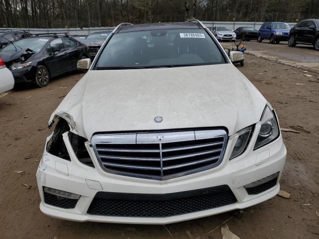 WDDHH7EBXDA677755 - 2013 MERCEDES-BENZ E 63 AMG WHITE photo 5