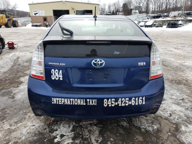 JTDKN3DU8B1370683 - 2011 TOYOTA PRIUS BLUE photo 6