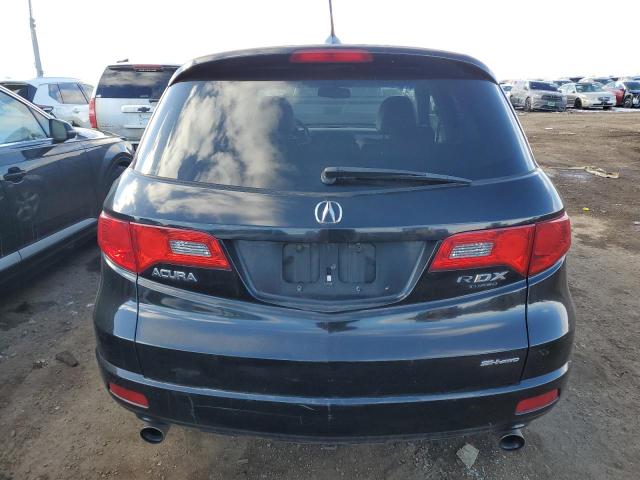 5J8TB18559A000663 - 2009 ACURA RDX TECHNOLOGY BLACK photo 6