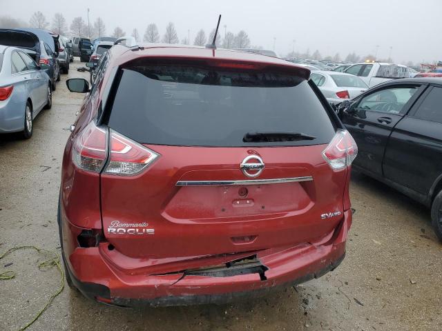 5N1AT2MV1FC901538 - 2015 NISSAN ROGUE S RED photo 6