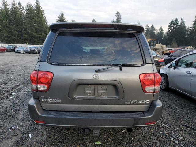 5TDBT48A25S242670 - 2005 TOYOTA SEQUOIA LIMITED GRAY photo 6