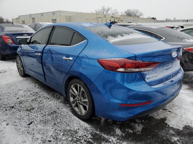 5NPD84LF6HH041586 - 2017 HYUNDAI ELANTRA SE BLUE photo 2